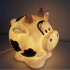 Cow bedroom lamp