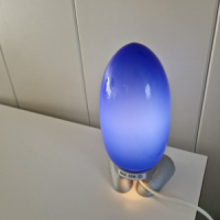 Ikea Fjorton tafellamp blauw