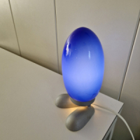 Ikea Fjorton tafellamp blauw