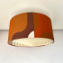 Ceiling lamp 70s lampshade with diffuser 