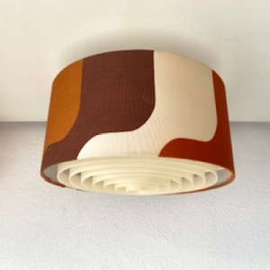 Ceiling lamp 70s lampshade with diffuser 