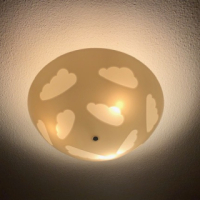 Ikea wolkenlamp plafonnière - Skojig