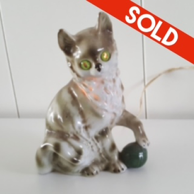 Goebel kat lampje Goebel kat lampje