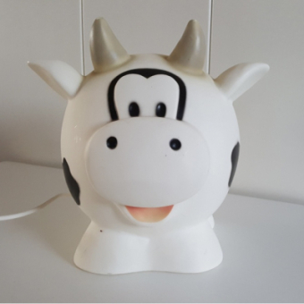 Cow bedroom lamp