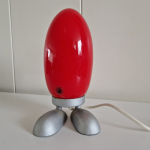 Ikea Fjörton table lamp red