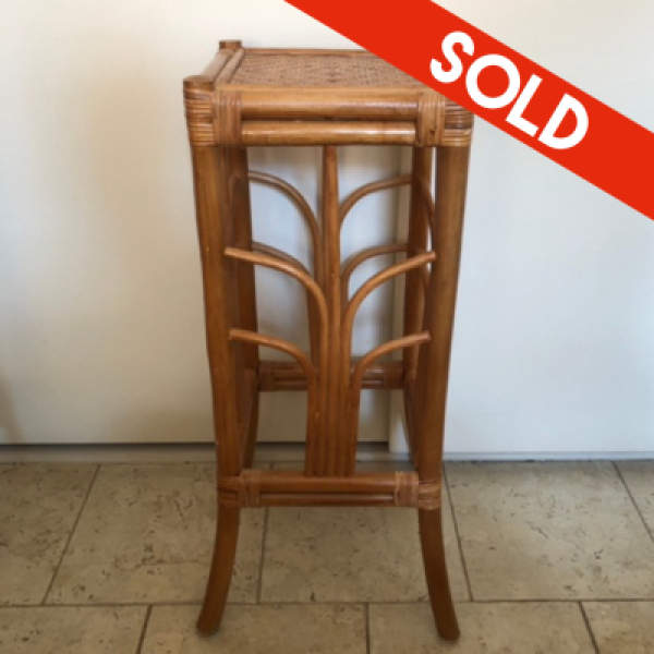 Bamboe rotan plantentafel - middel