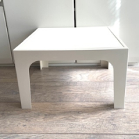 Creme white Flair side table