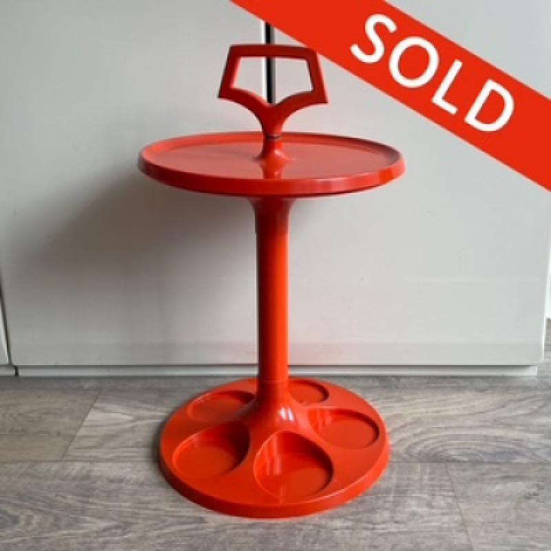 Orange Flair side table