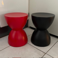 Tabouret diabolo rood