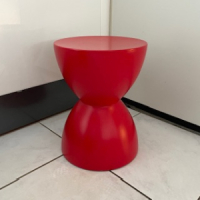 Tabouret diabolo rood