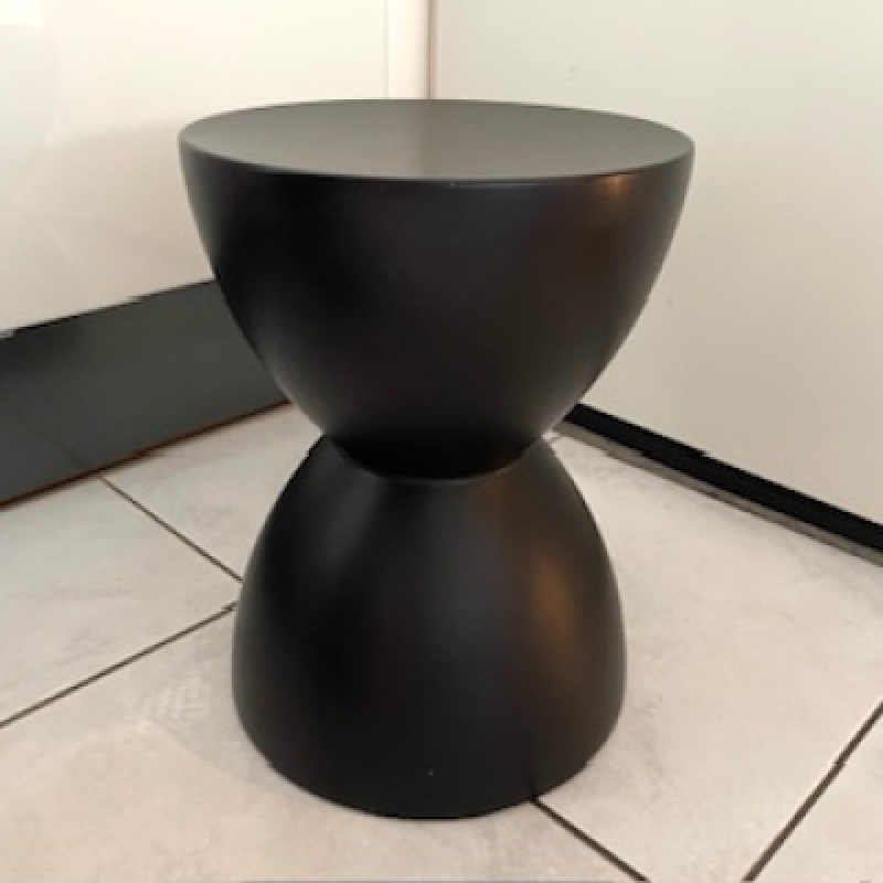 Tabouret diabolo zwart