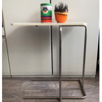 Tubular steel frame sidetable
