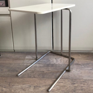 Tubular steel frame sidetable