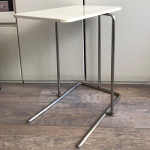 Tubular steel frame sidetable