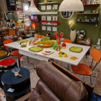 Deens uitschuifbare eettafel