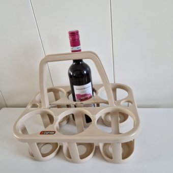 Curver bottles carrier - blue