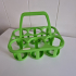 Curver bottles carrier - green