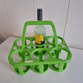 Curver bottles carrier - green