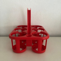 Curver bottles carrier - red