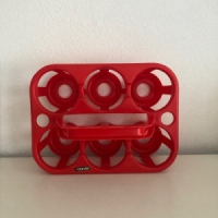 Curver bottles carrier - red