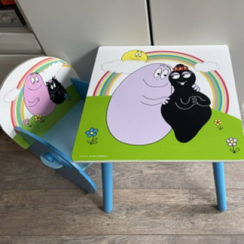 Barbapapa tafel stoel