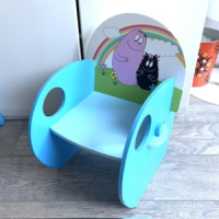 Barbapapa tafel stoel