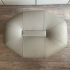 Grey mushroom hocker