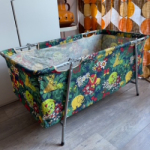 Camping sleep over crib