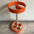 Orange umbrella stand