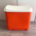 Curver laundry basket - orange