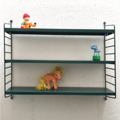 Retro green design shelving