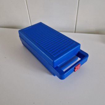 cassette koffer Tontarelli blauw