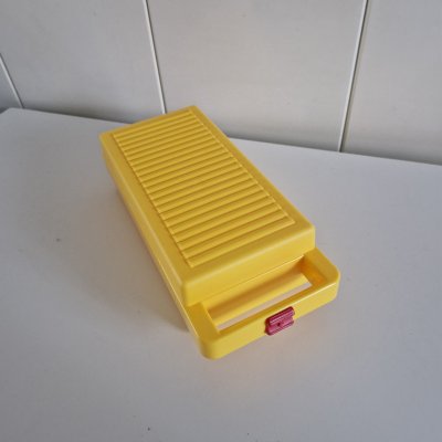 cassette storage box Tontarelli yellow