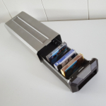 Grey cassette drawer Posso