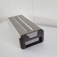 Grey cassette drawer Posso