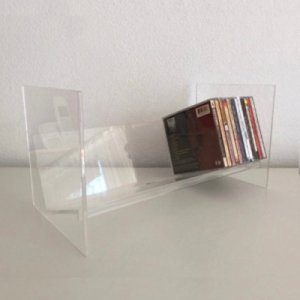 Plexiglas CD storage rack