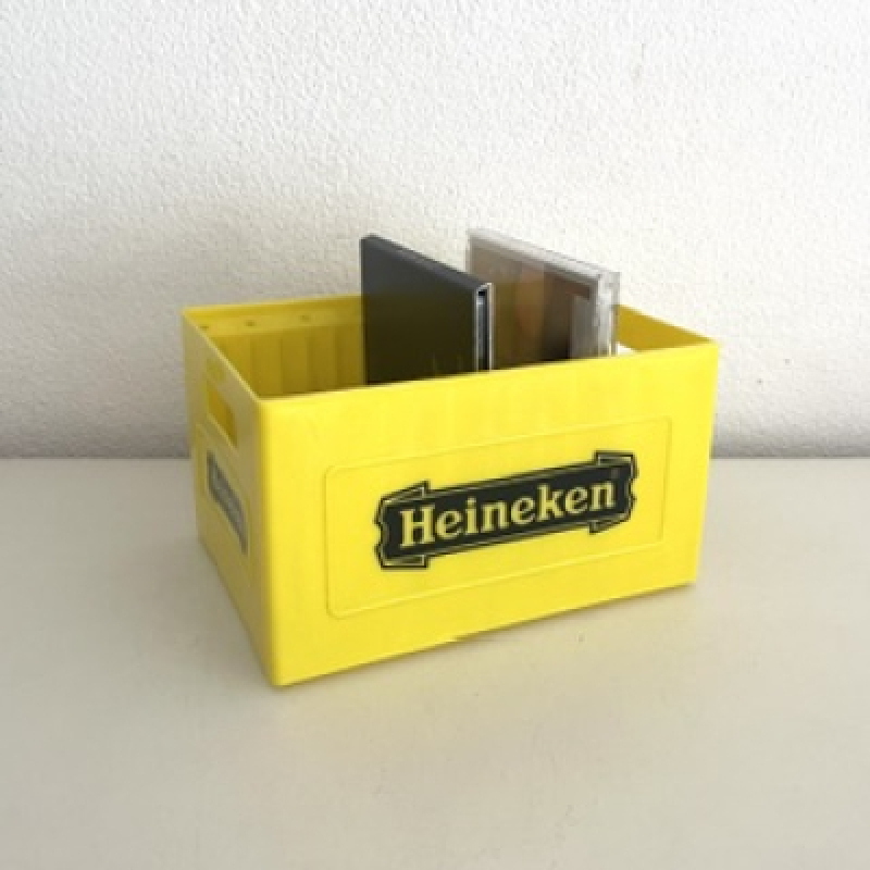 Heineken CD kratje - geel