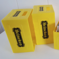 Heineken CD storage rack - yellow