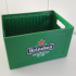 Heineken CD storage rack - green