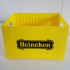 Heineken CD storage rack - yellow