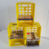 Heineken CD storage rack - yellow