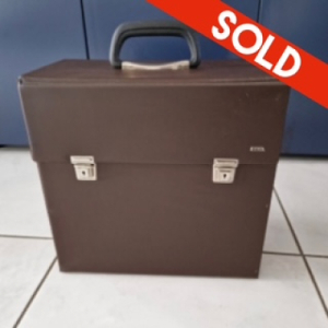 Grote Bruine platenkoffer