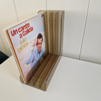 LP vinyl record storage- brown smoke