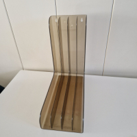 LP vinyl record storage- brown smoke