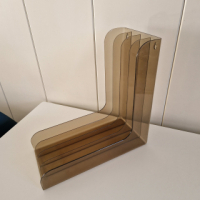 LP vinyl record storage- brown smoke