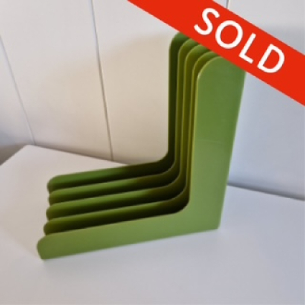 LP vinyl record storage- green