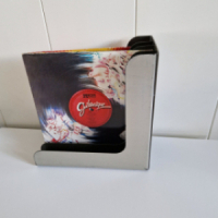 LP standaard L vormig zilver zwart