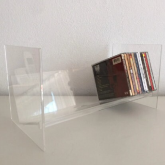 Plexiglass CD storage rack