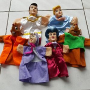 Cinderella hand puppets