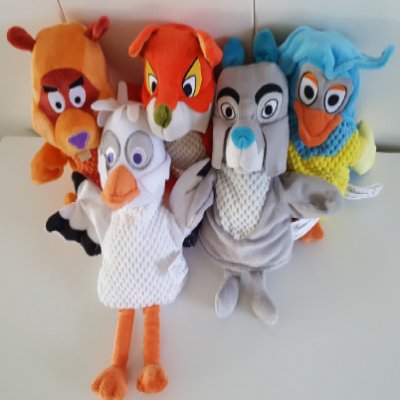 Fabeltjes krant handpuppets